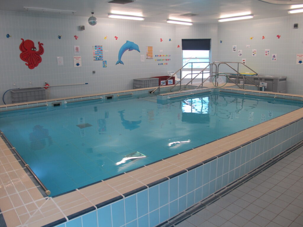 A photo of the hydrotherapy pool at Milestone Academy