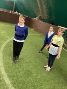 Students from Milestone @ DPA are pictured taking part in the Kent School Games Literacy and PE Festival at Legends Sports in Gravesend, Kent.